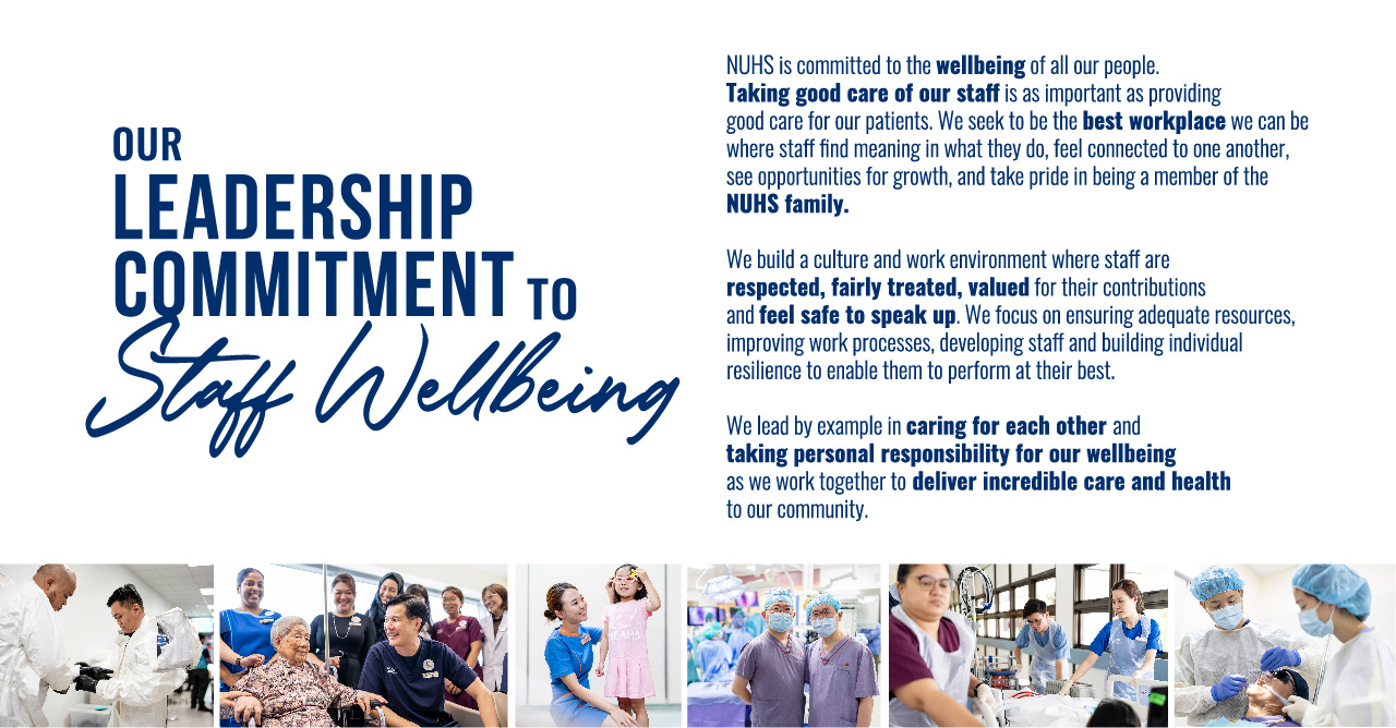 NUH Leadership Commitment to staff wellbeing