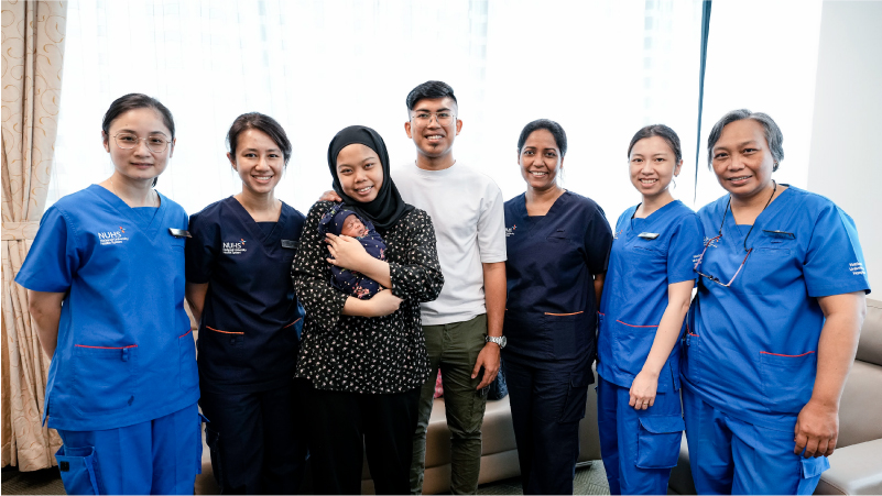 NUH care turns high-risk pregnancy into miraculous childbirth