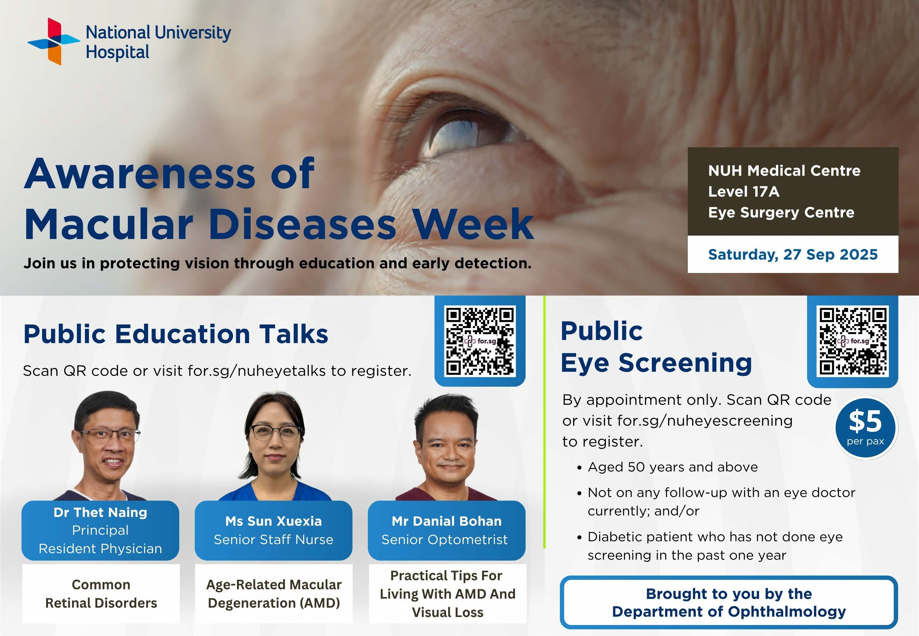 Awareness of Macular Diseases Week