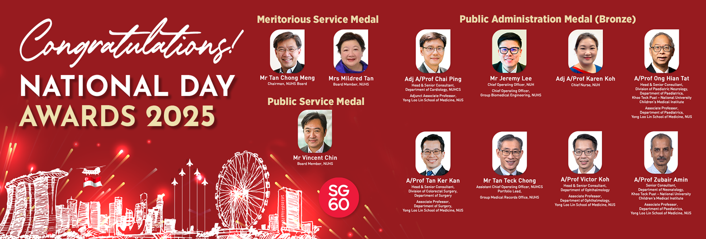 National Day Awards 2025 recipients