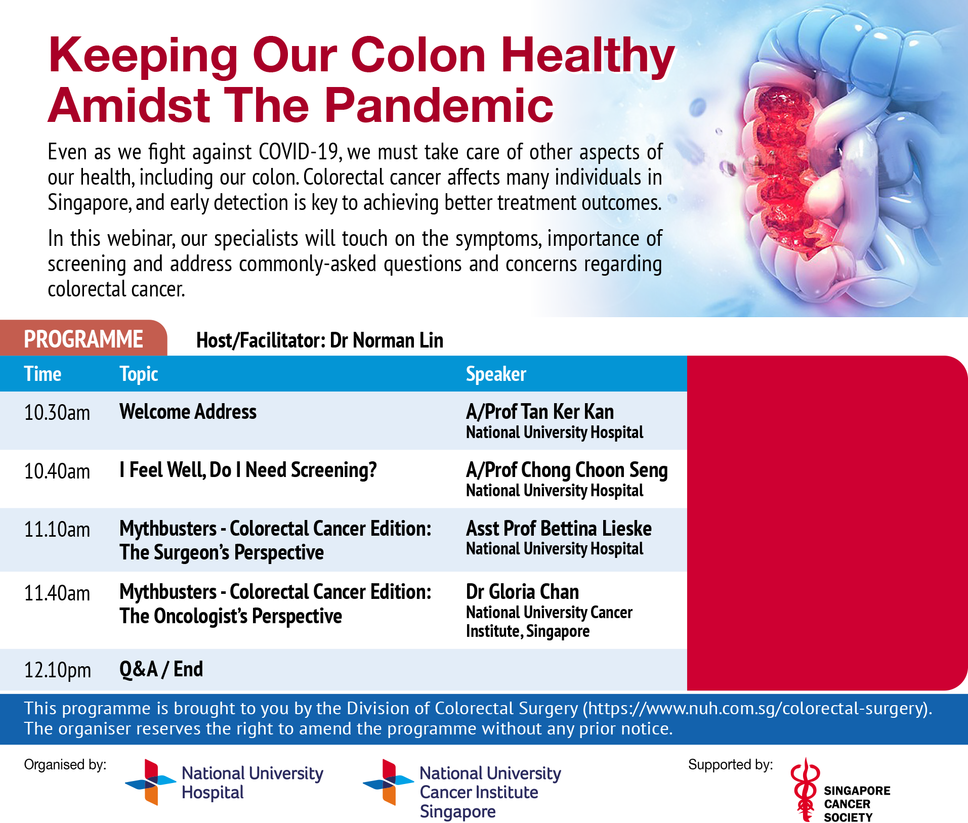 NUH Colorectal Public Webinar