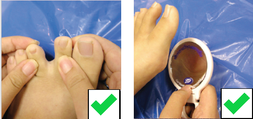 Checking your feet