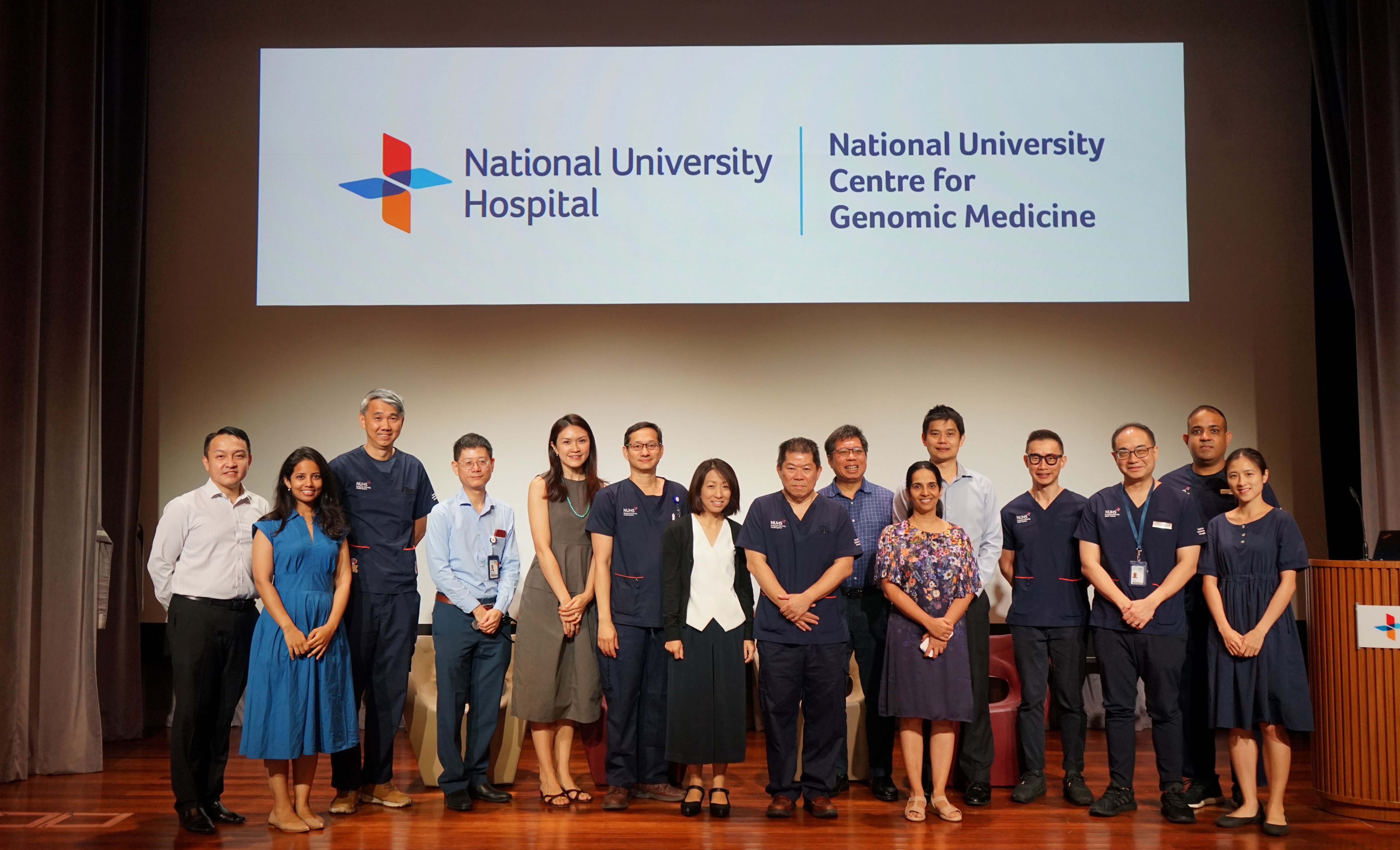 Group Photo on Stage