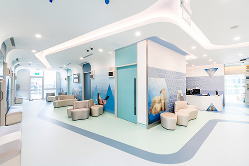 Level 8 waiting area