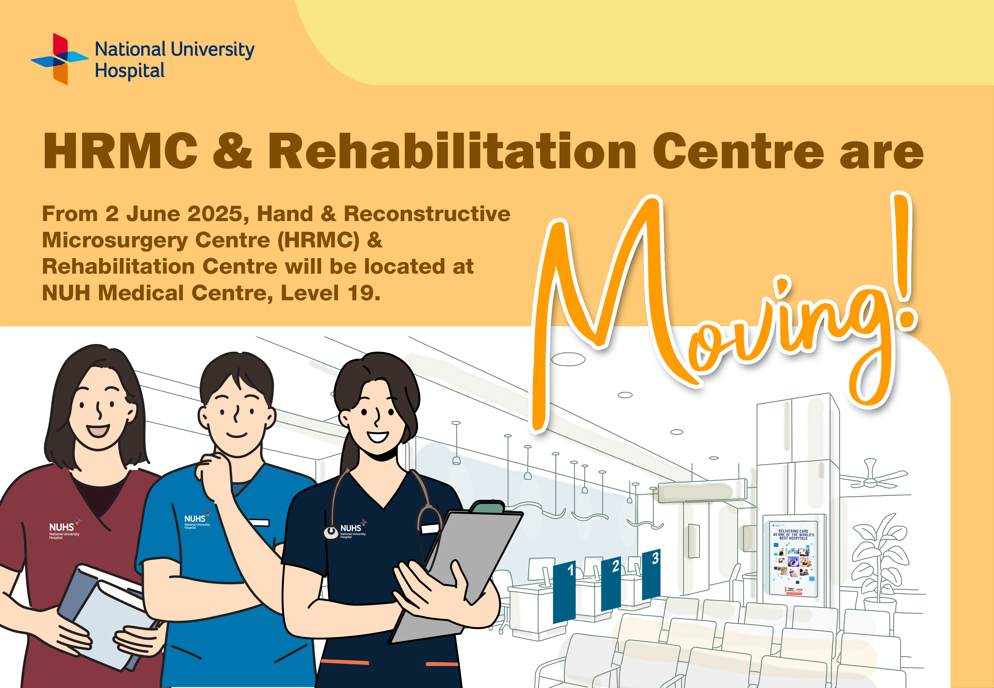 Relocation of Hand &amp; Reconstructive Microsurgery and Rehabilitation Centre