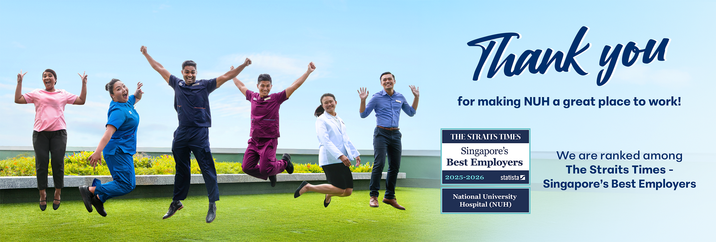 We are honoured to be recognised as one of Singapore&rsquo;s best employers by the Straits Times!