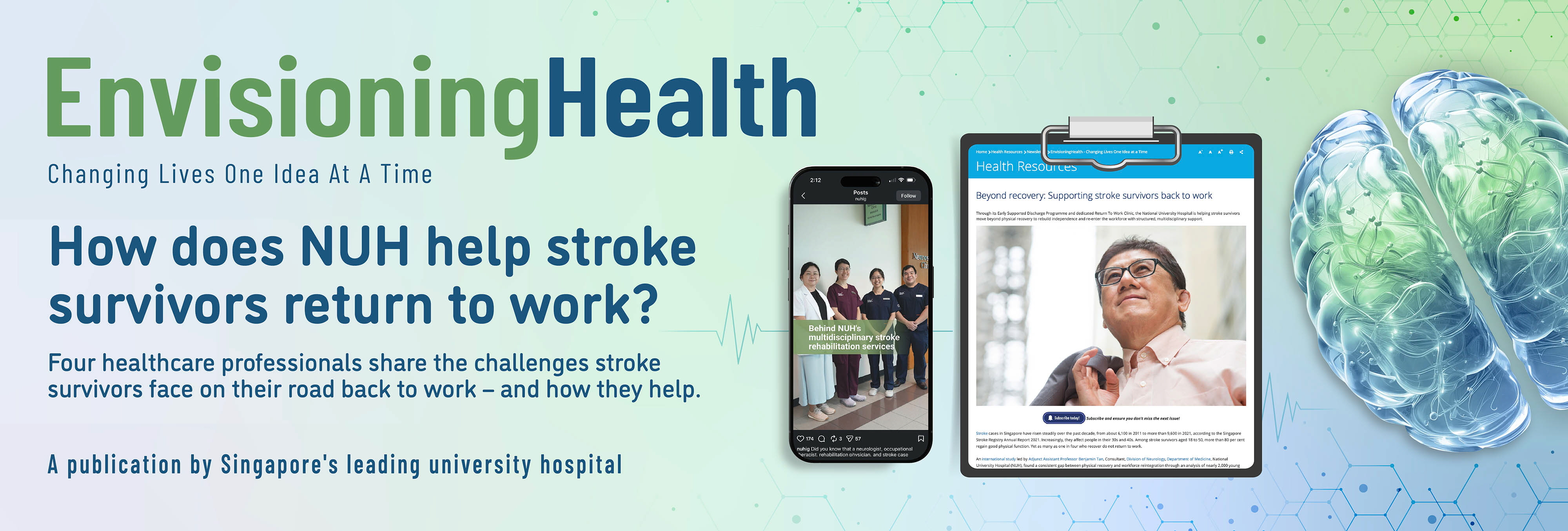 Learn how NUH help stroke survivors return to work