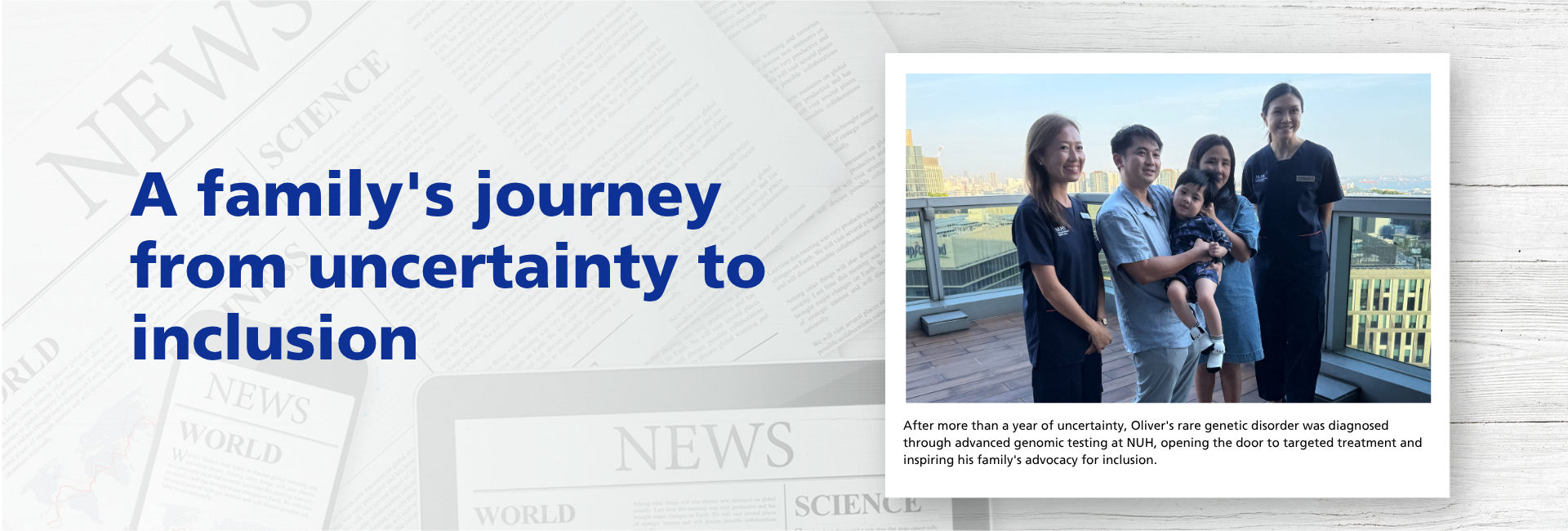 A family's journey from uncertainty to inclusion