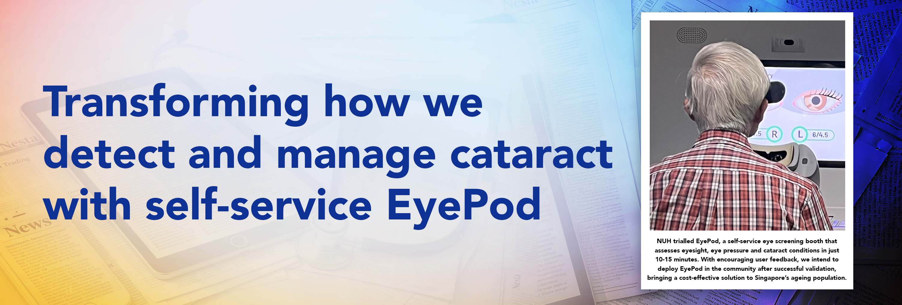Transforming how we detect and manage cataract with self-service EyePod