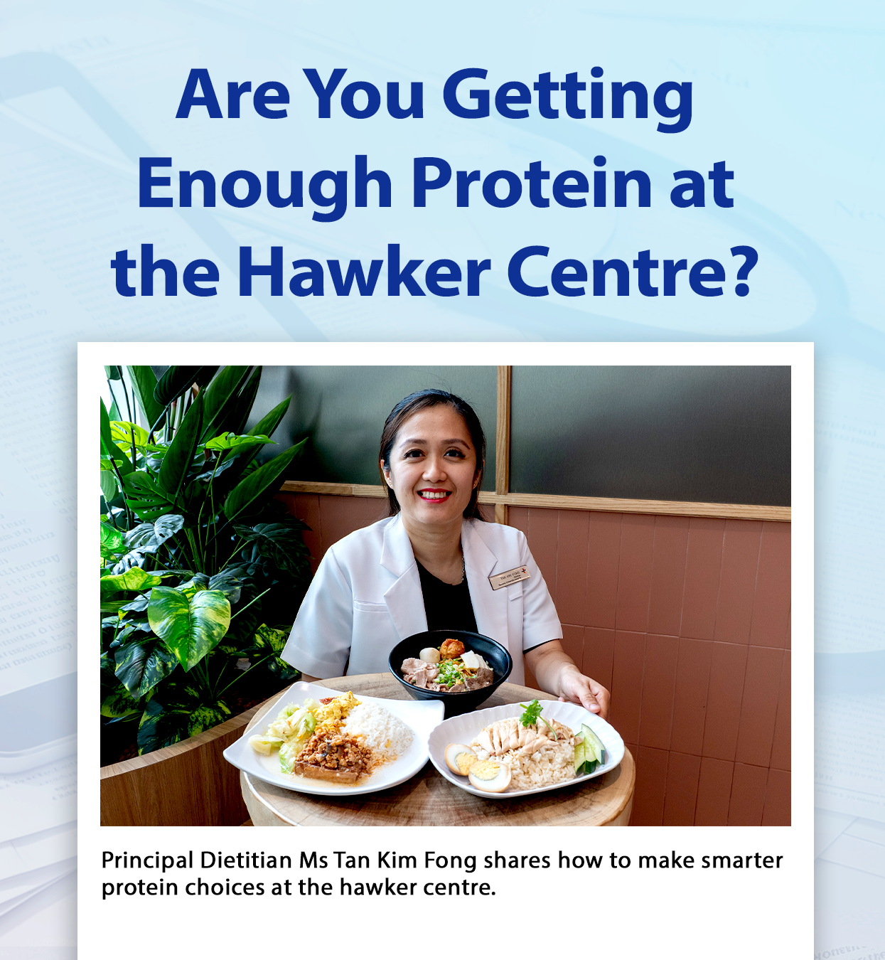 Are you getting enough protein at the hawker centre?
