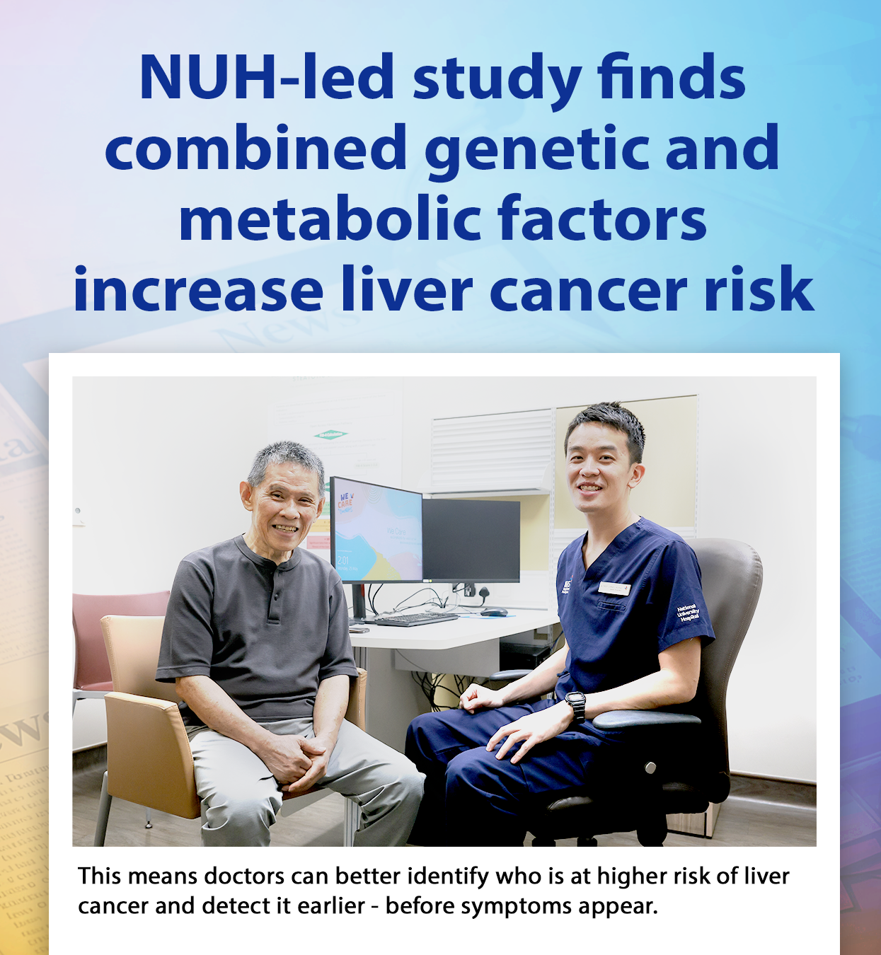 NUH-led study finds combined genetic and metabolic factors increase liver cancer risk