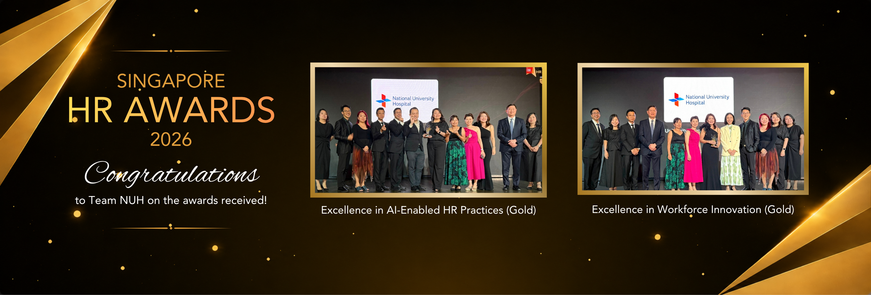 Singapore HR Awards 2026: Congratulations to Team NUH on the awards received!