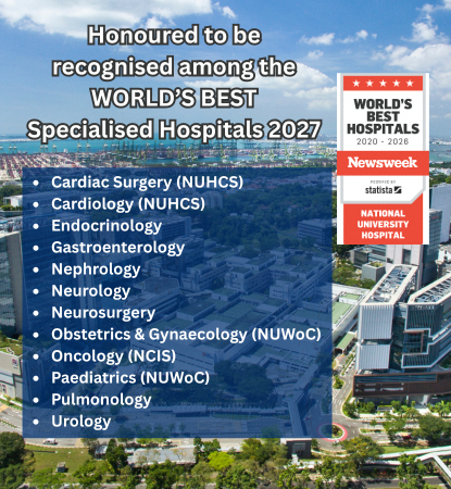 We are honoured to be recognised among the World's Best Specialised Hospitals 2027!