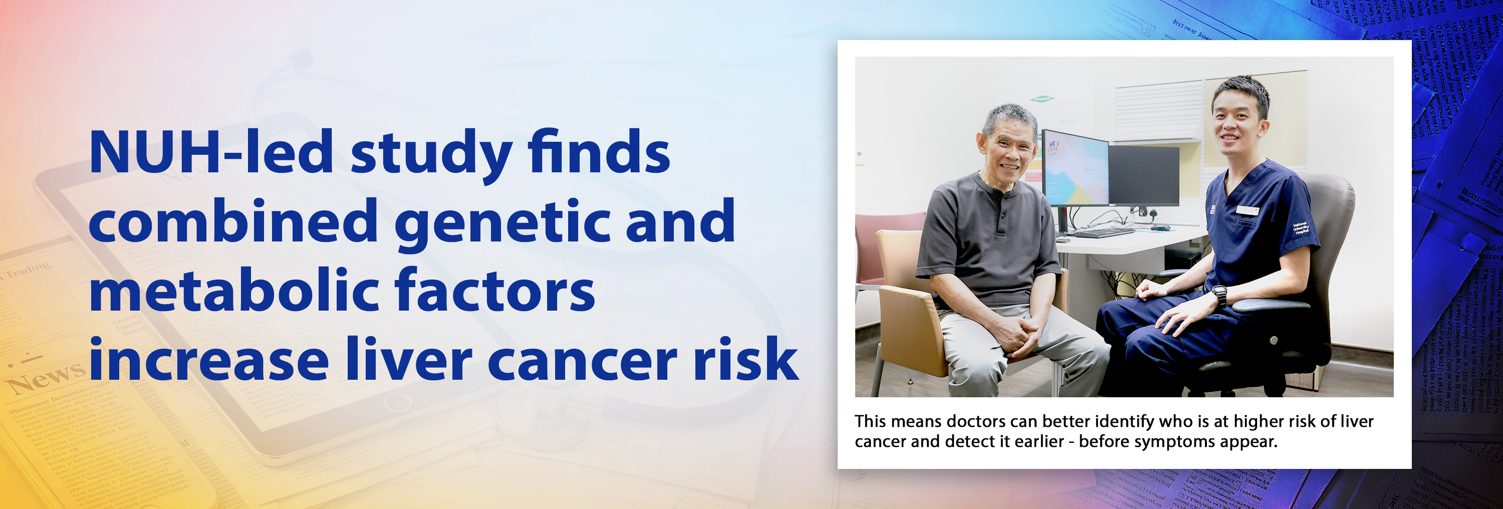 NUH-led study finds combined genetic and metabolic factors increase liver cancer risk