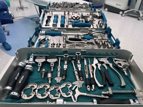 Optimising surgical sets used in knee replacement surgeries