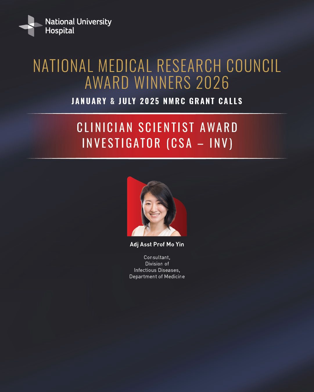 NMRC 2026 - Clinician Scientist Award Investigator