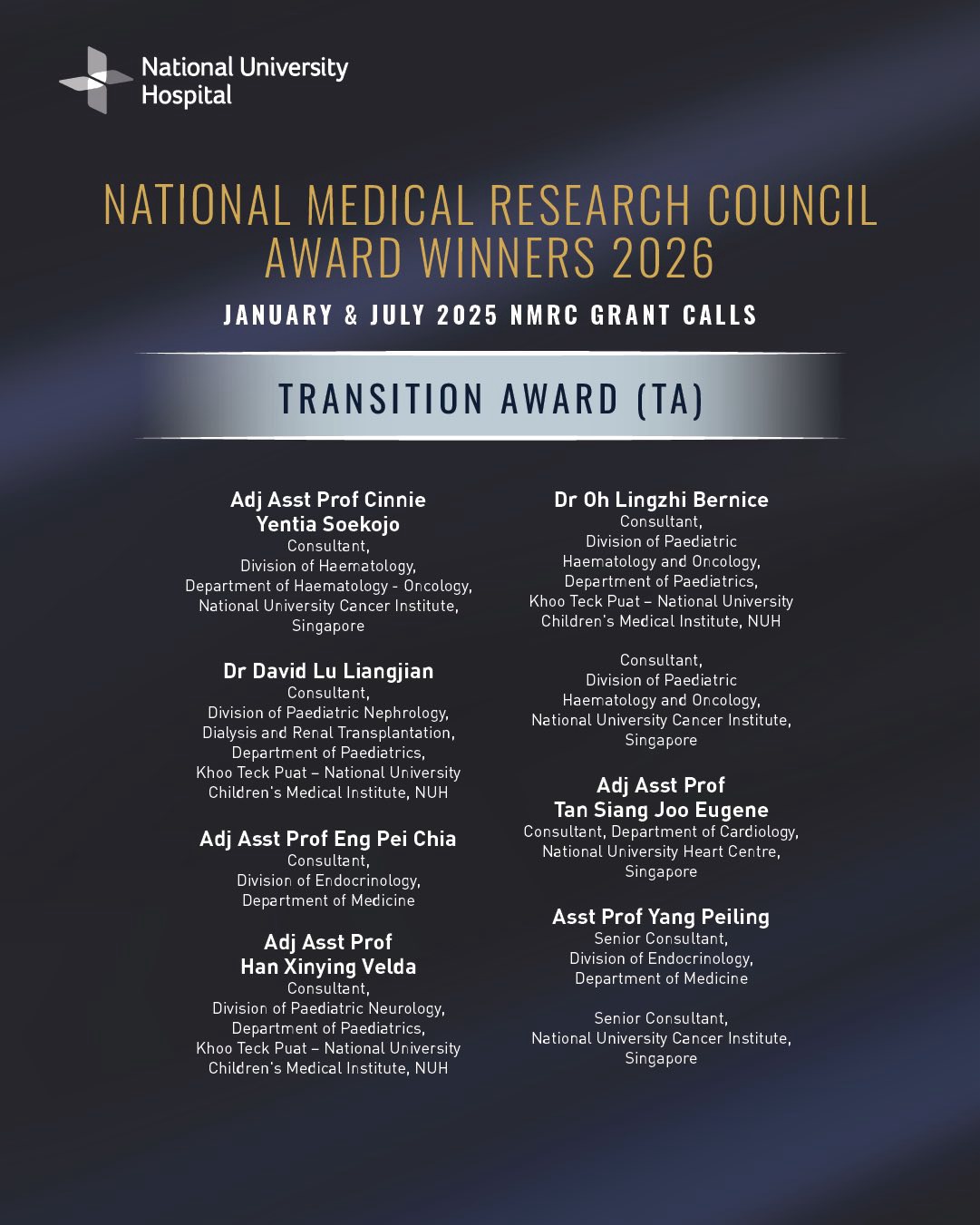 NMRC 2026 - Transition Award